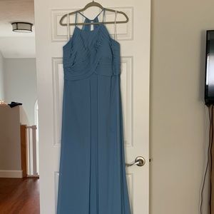 Azazie Ginger Steel Blue size 16